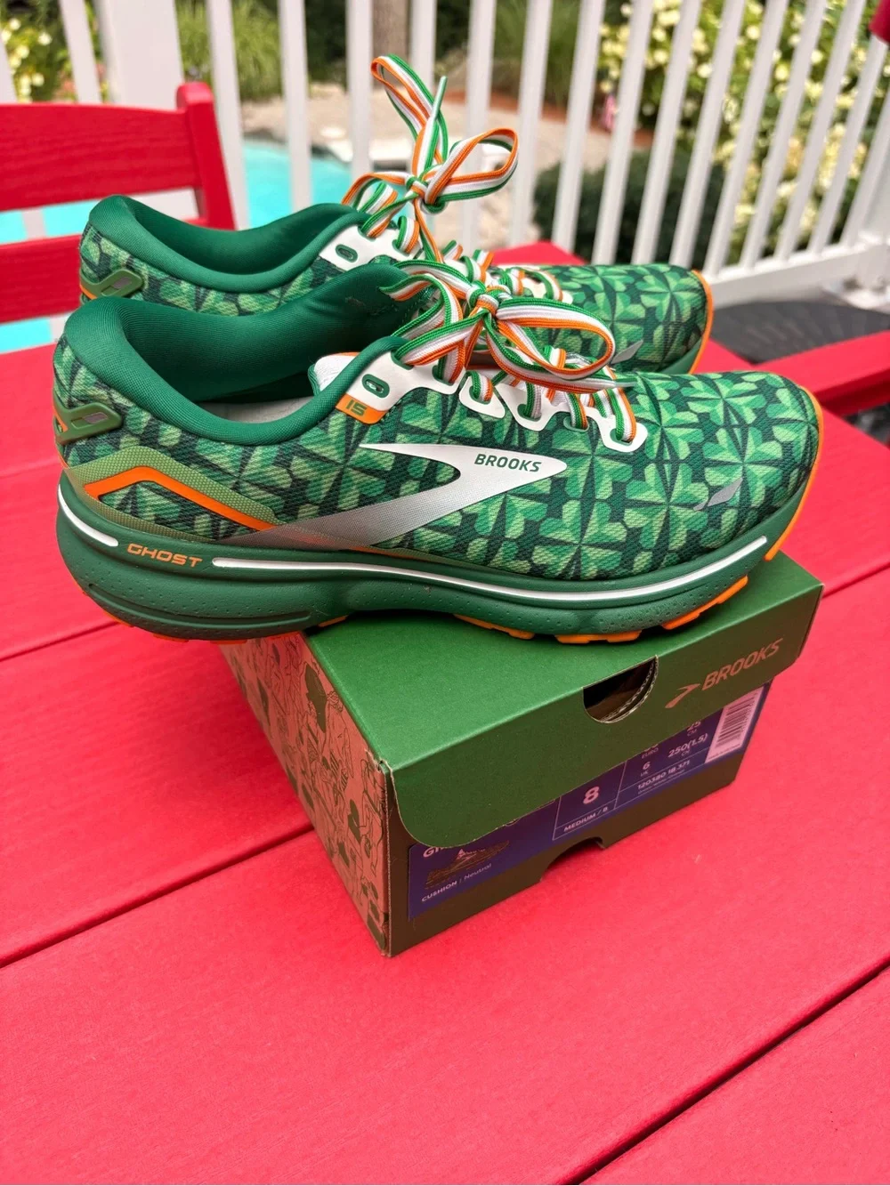 Brooks Ghost 15 St Patrick’s Day/Irish Women’s Running Sneakers
